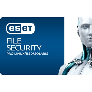 Obrázek ESET Server Security pro Linux; licence pro nového uživatele; počet licencí 1; platnost 1 rok