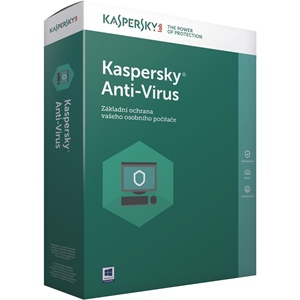Obrázek Kaspersky Anti-virus 2021, licence pro nového uživatele, počet licencí 3, platnost 2 roky